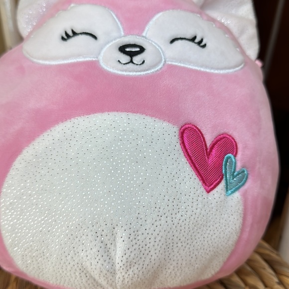 SQUISHMALLOWS FLORA THE FOX PLUSH COLLECTIBLE PINK SPARKLE 8 inch - Picture 2 of 5